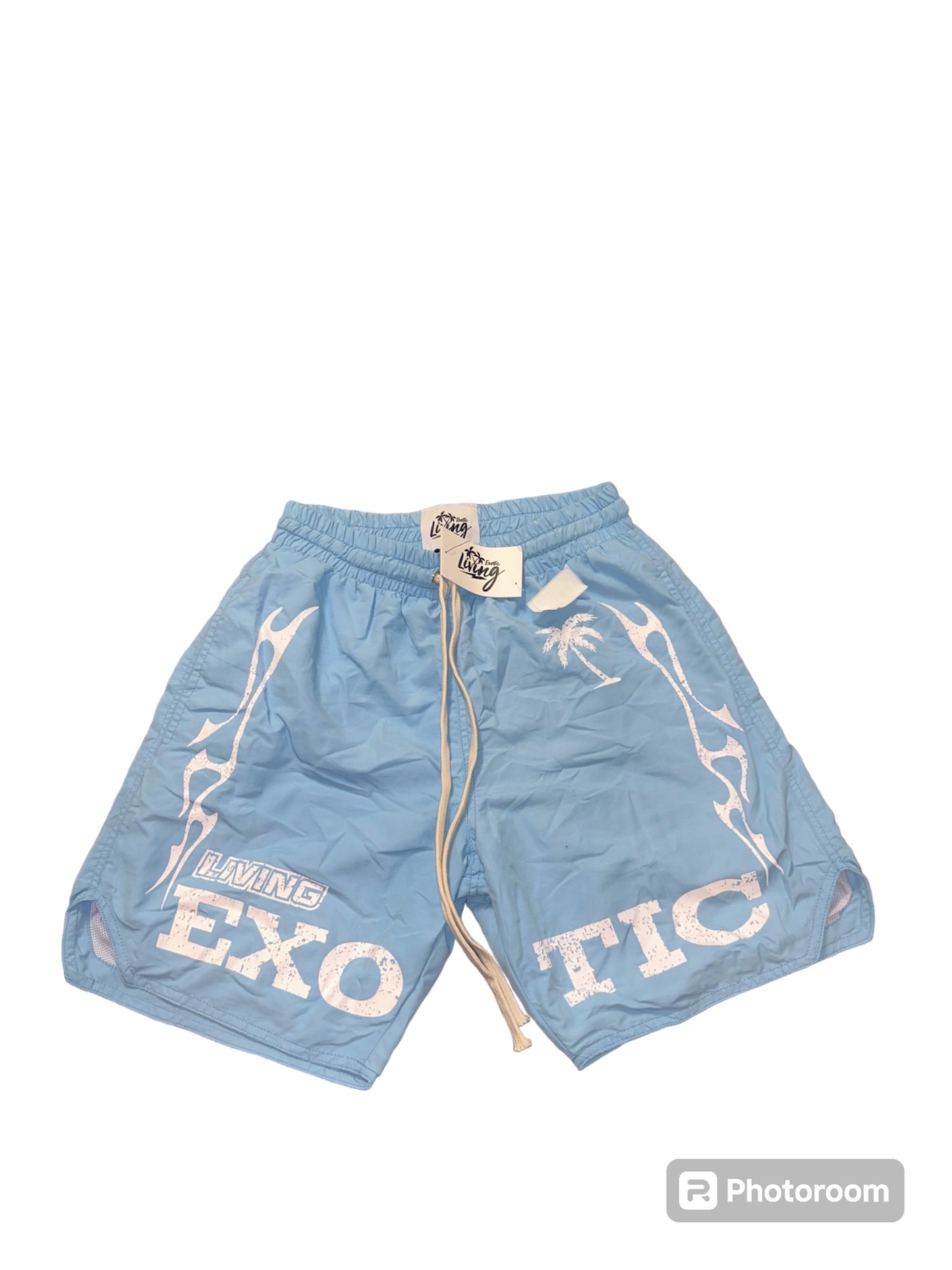 Carolina Blue/White Men’s Shorts