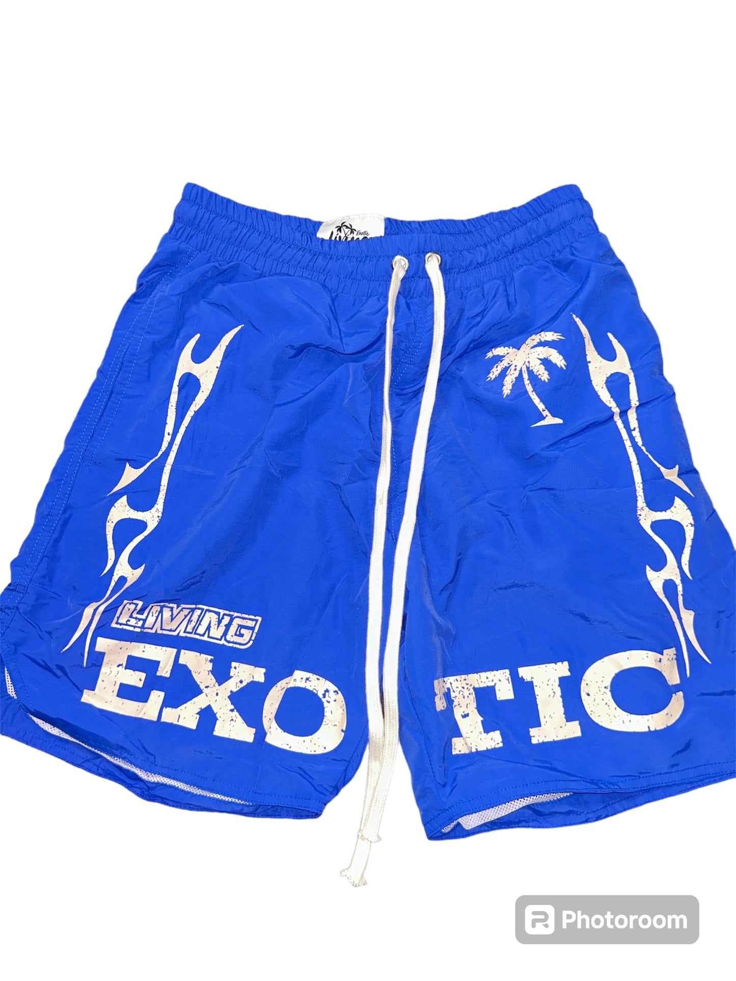 Royal Blue/White Men Short's